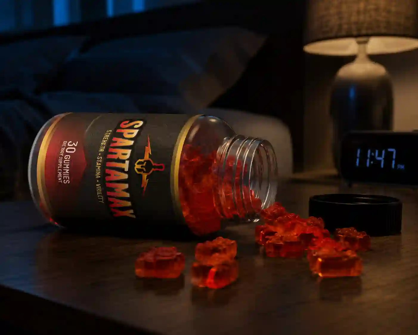 spartamax male vitality gummies bottle